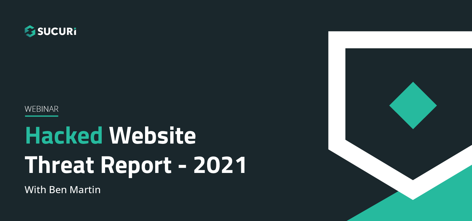 Picture of presenter of Hacked Website Threat Report 2021
